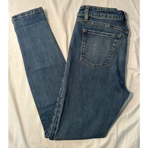 prAna Womans Sz 6 Skinny Jeans Medium Dark Wash 28x29